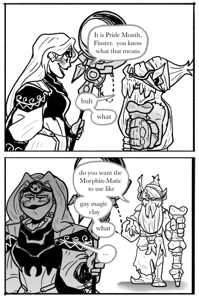 roboptera's tweet photo. The Repulsa family gets ready for Pride (2023 vs 2024) https://t.co/vqkEWZFJ0S