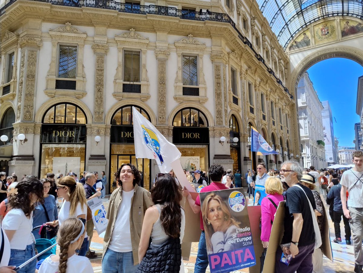 Ditemi cosa c’è di più bello del credere in un’idea. La politica non è una cosa brutta ma un’esperienza bellissima. 
I nostri militanti hanno volantinato per settimane per far conoscere il progetto Stati Uniti d’Europa. E lo faranno ancora fino all’ultimo giorno della campagna