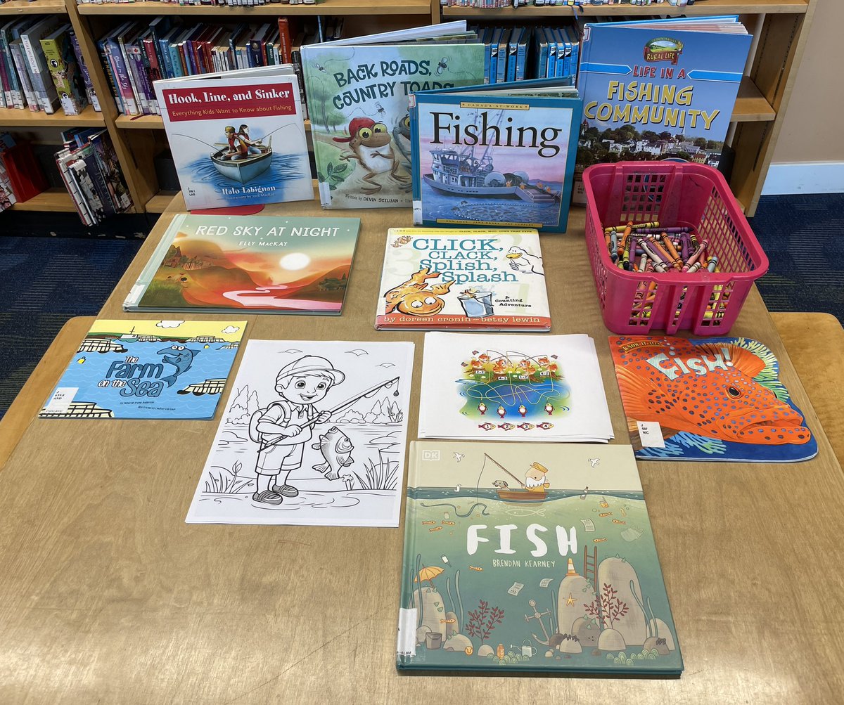 EastSJLibrary's tweet image. 🎣📚🐟📚