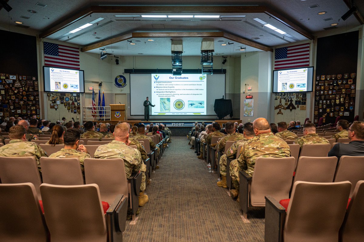 #ICYMI — Chief of Space Operations Gen. Chance Saltzman, a graduate of the Air Force Weapons School, joined the school's 75th anniversary celebration at Nellis AFB, Nevada. #SemperSupra spaceforce.mil/News/Article-D…