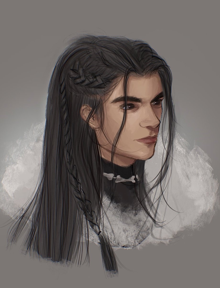 another r!foolish design, this time with long hair 🦴

#foolishfanart