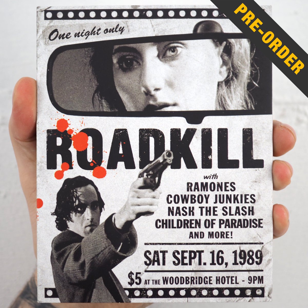 CIPictures's tweet photo. One of the defining films of the Toronto New Wave, ROADKILL immediately turned heads in 1989 with its freewheeling punk rock style, launching the careers of director Bruce McDonald (PONTYPOOL), star Valerie Buhagiar, and co-star/screenwriter Don McKellar. https://t.co/k97gE7dAp4 https://t.co/HR3qhm6rwN