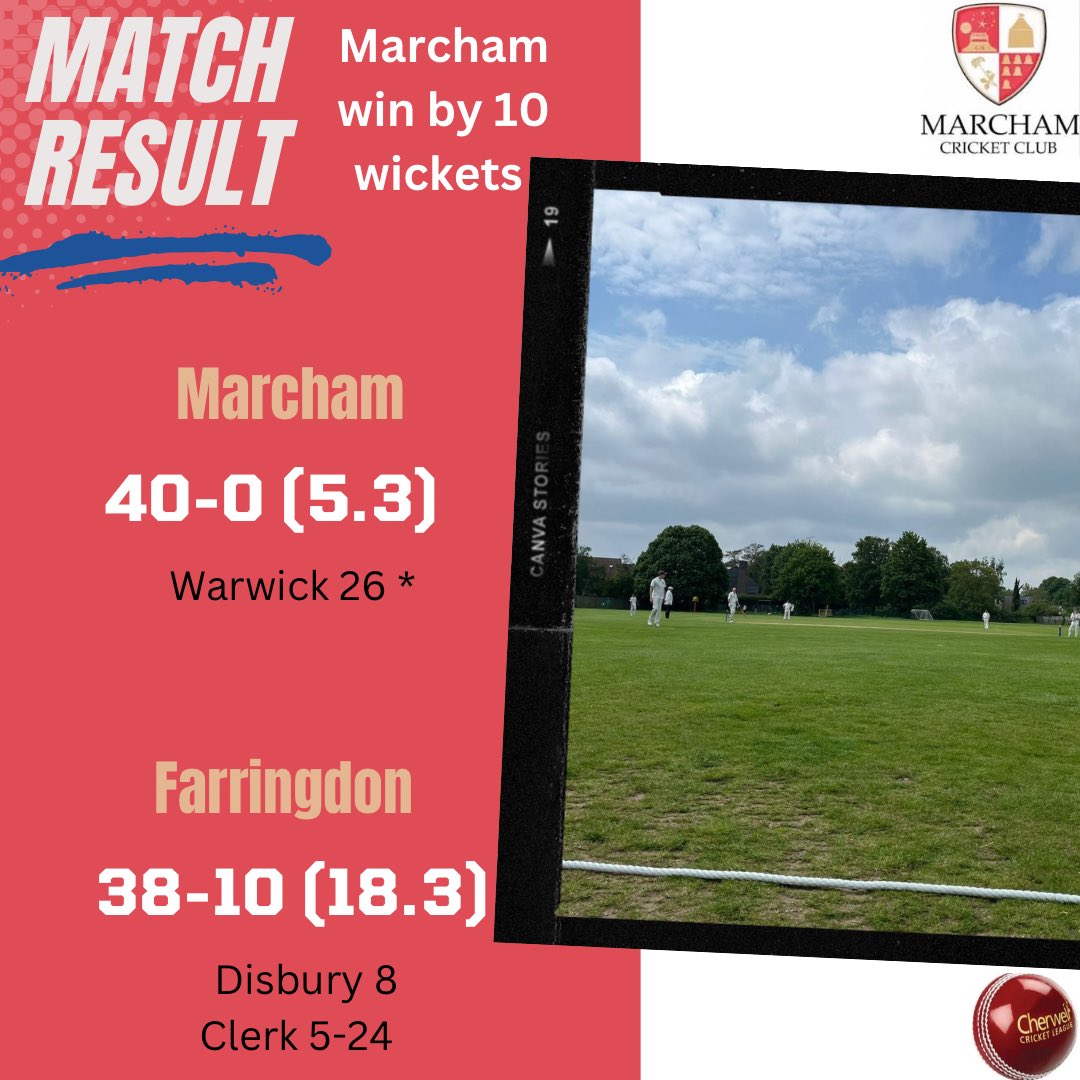 Marcham CC tweet media