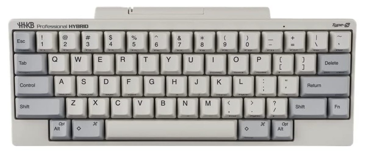HHKB Professional HYBRID Type-S の日本語配列と英語配列が違いすぎて