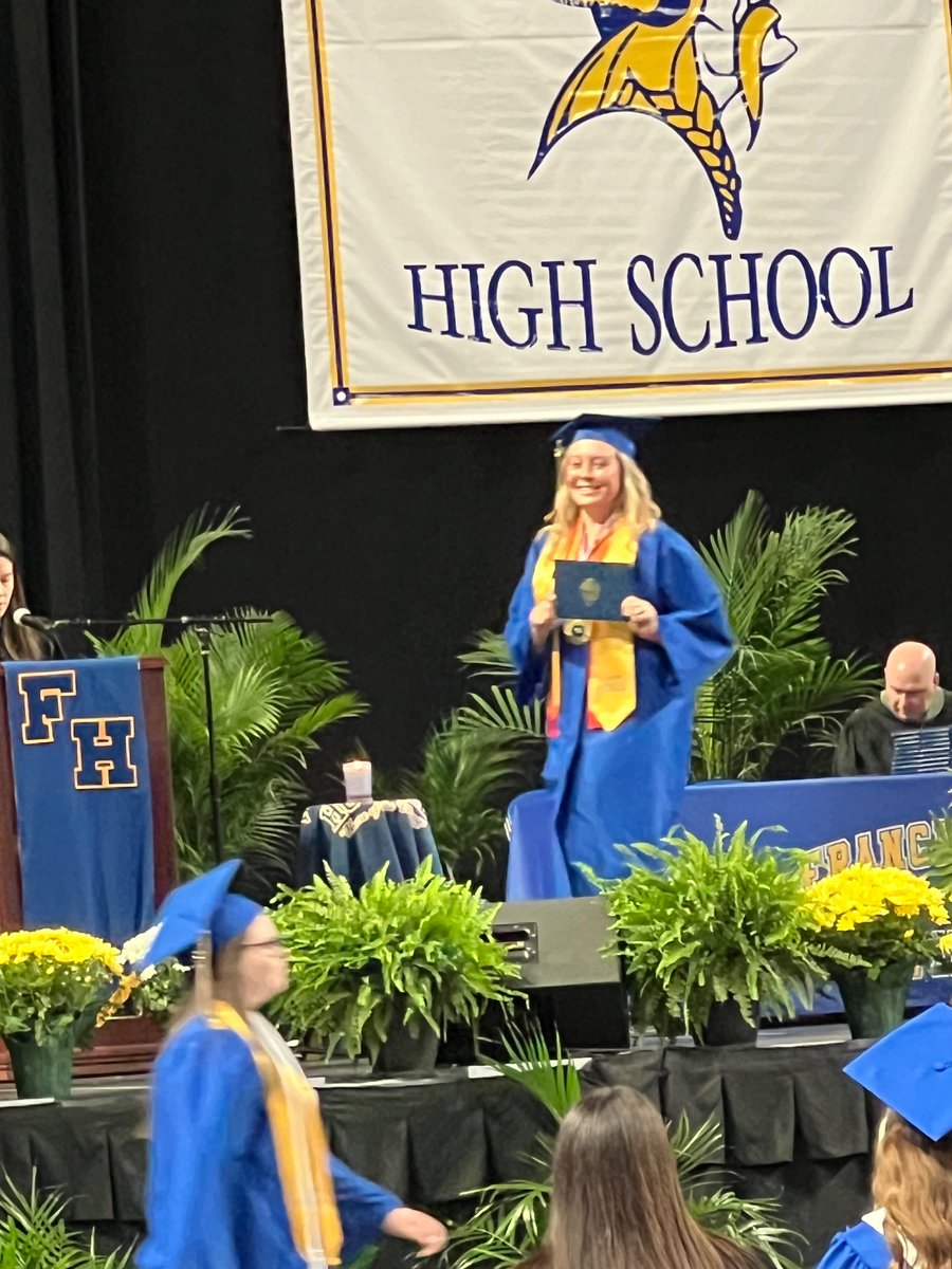 TrishaGrantham5's tweet photo. Just like that, our niece is a Francis Howell alumni like us. Happy Graduation Macey๐ We are so proud of you๐๐
โdonโt cry because itโs over, smile because it happenedโ ~ dr.seuss #classof2024 #FHHS #vikingpride @tmnix @NixMacey @ag_stl @GranthamAddy https://t.co/AmyLCmqFjh
