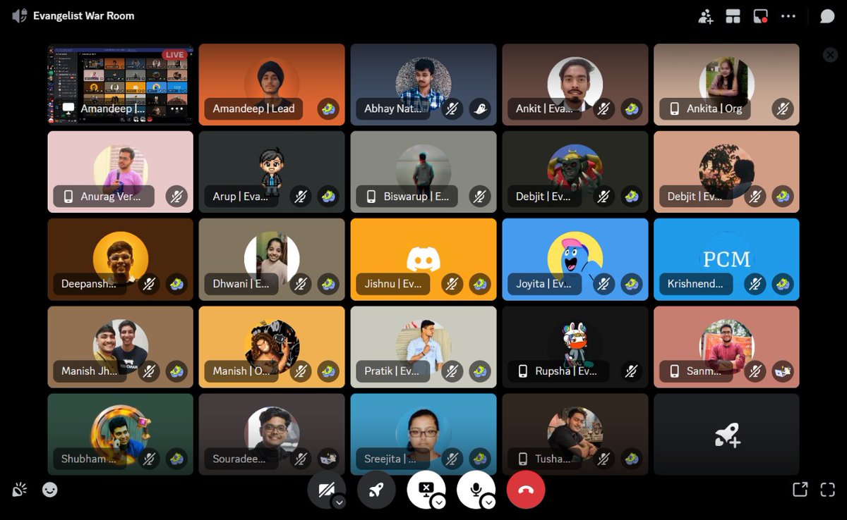 Here's to our #Evangelist weekly sync up call 🌟

Super proud to have such like minded folks who just want to help the #Community grow 🔥

Ps : Something dropping very soon 😉🤌