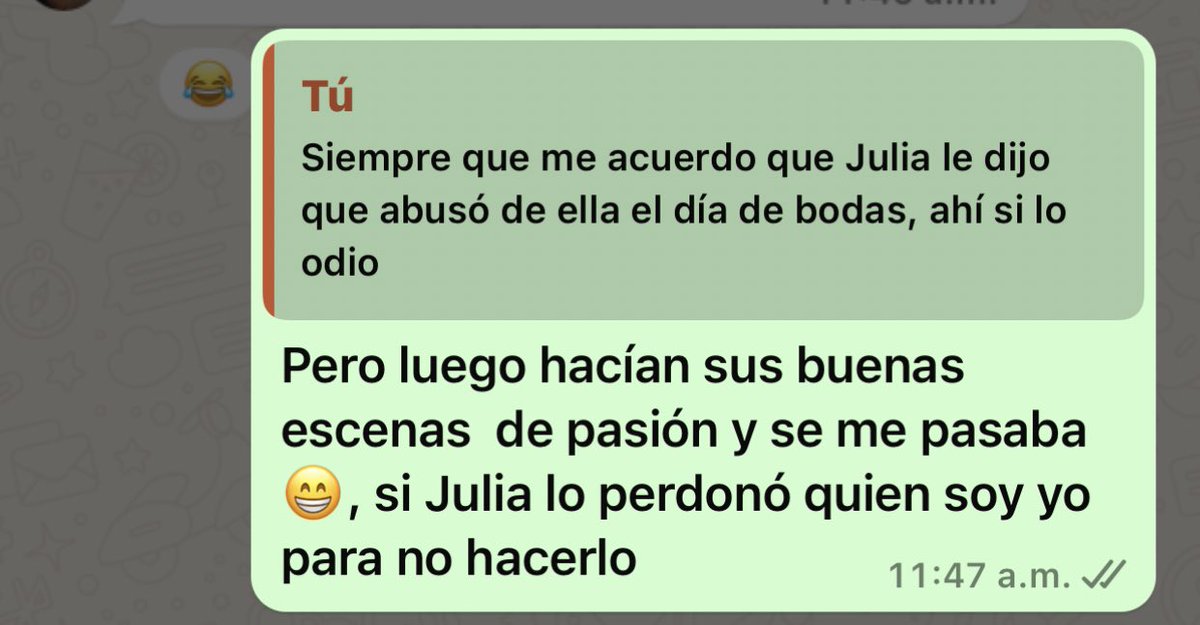 alma_novelera's tweet photo. Bueno, son datos y hay que darlos #Juladio ☺️ https://t.co/gfFhWTJkzv