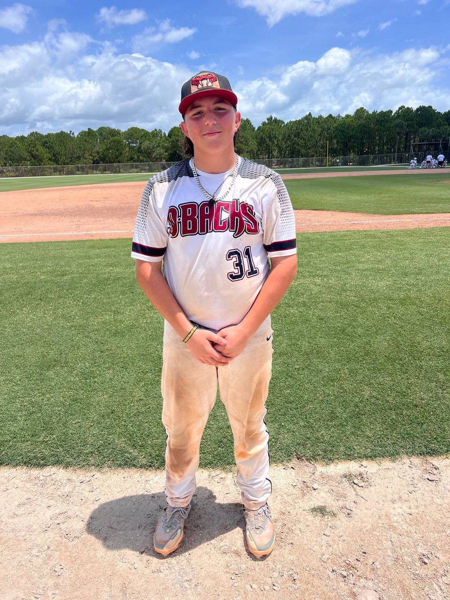 Frank Agate 
Diamondbacks Scout 2028

2/2, 2 Rs 
3 RBIs, 1 BB

⁦<a href="/ProspectWire/">Prospect Wire</a>⁩ 
#PWPoG 
#PWBaseball 🌴🏆