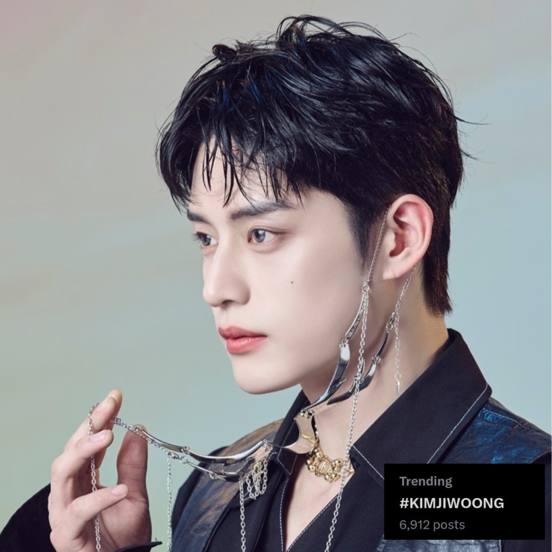 📈 | 240602 #KIMJIWOONG is currently trending on X with over 6,9K