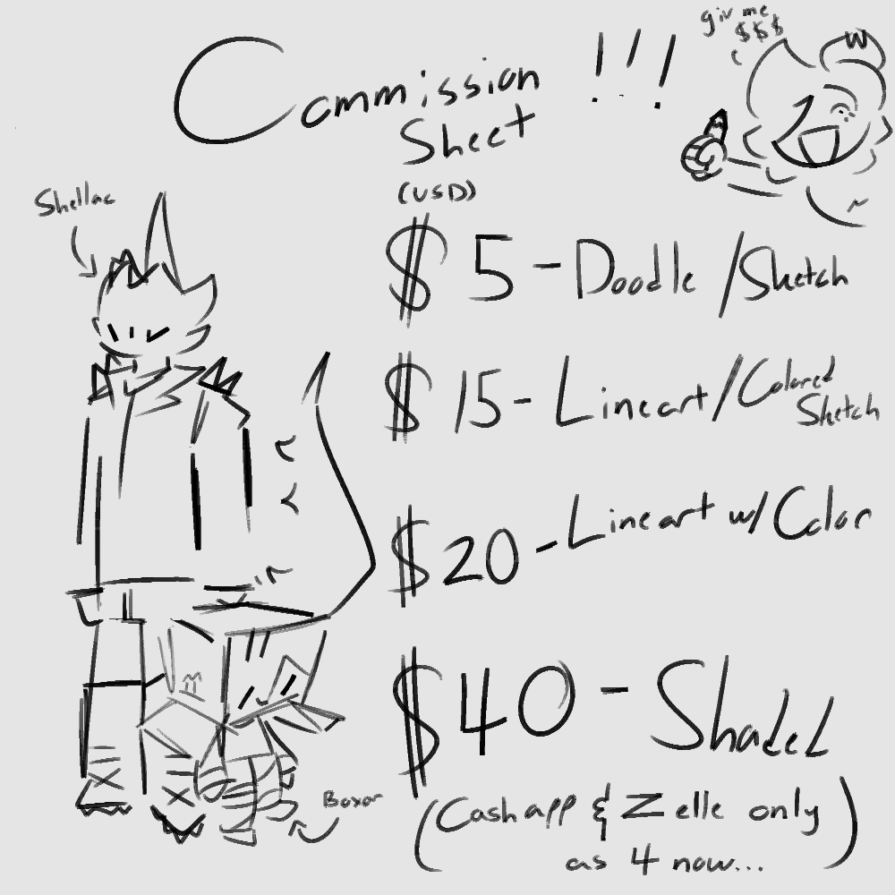 shellac_box's tweet image. opening up c0mm1ss10ns!!! starting with 2 slots
examples of what ur getting for each price below!!