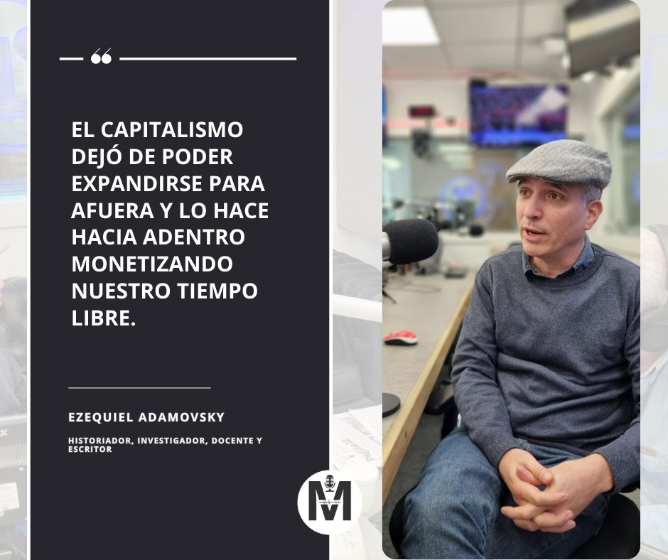 🔴🎙️El historiador Ezequiel Adamovsky (@EAdamovsky) pasó por #MarcaDeRadio y dejó un montón de ideas para pensar el presente y el futuro. soundcloud.com/marcaderadio/e… 💬La entrevista completa la escuchan ACÁ 👆