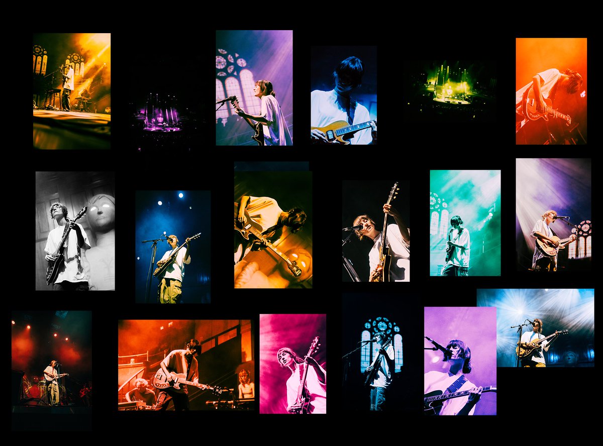 contact sheets for the last 3 shows i photographed, all one night after another in manchester 📸💫 (the japanese house, kacey musgraves & faye webster)