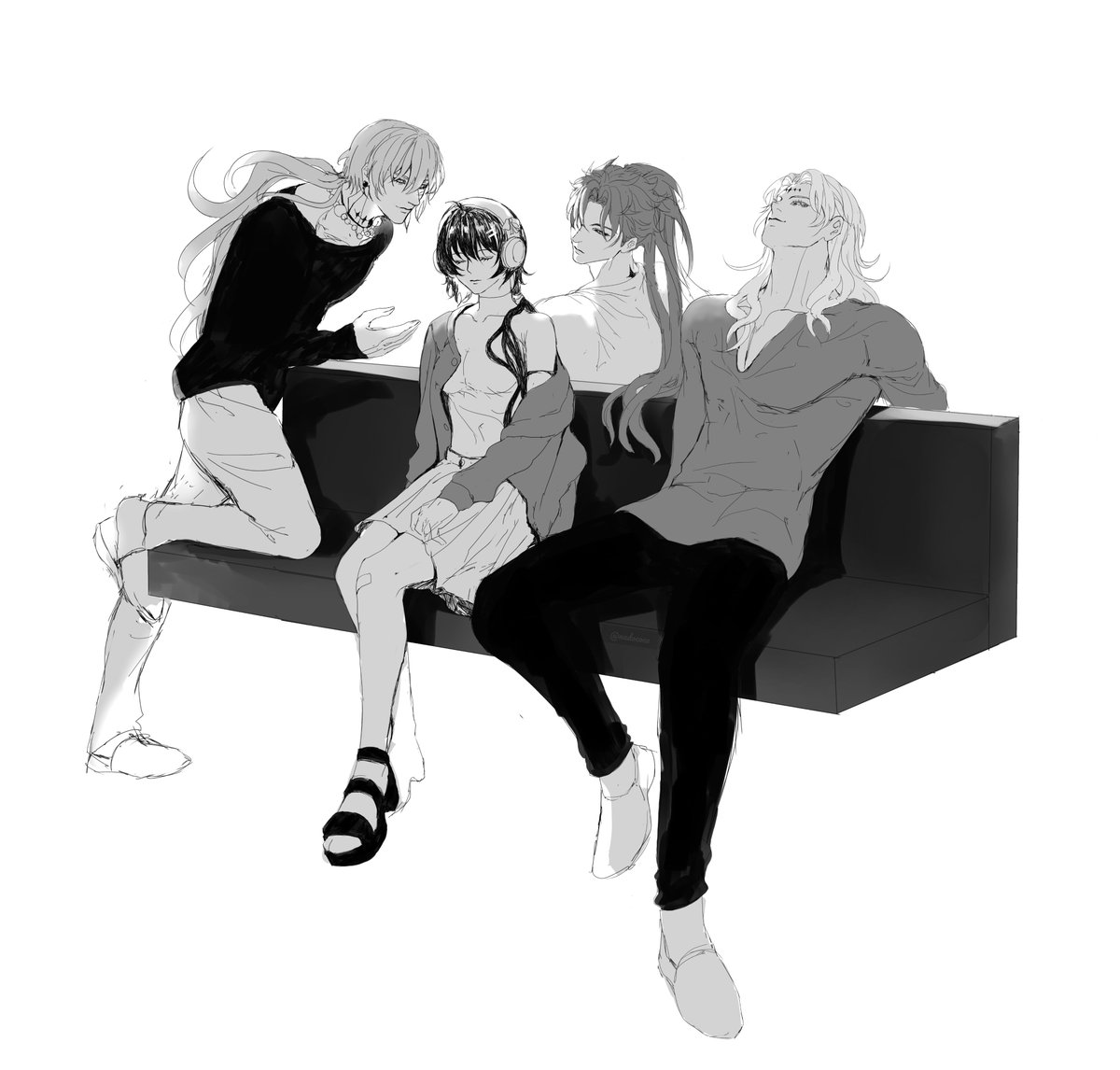 nadococa's tweet photo. Rover is sleeping and ...
I try to draw modern AU
.
#WutheringWaves #Jiyan #GeshuLin #Calcharo #Fanart https://t.co/FAG13Rvsrm