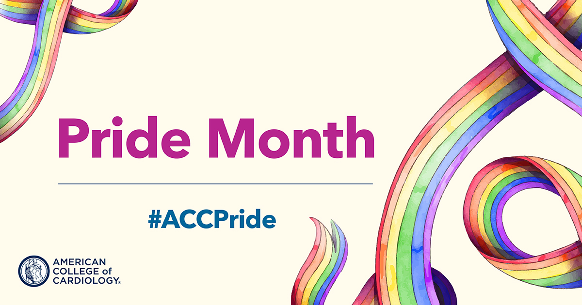 ACC is celebrating #PrideMonth ❤️🧡💛💚💙💜

Join us in sharing content, experiences, perspectives ➕ more using #ACCPride. Plus, RSVP for the #ACCDiversity &amp; Inclusion webinar on June 27, highlighting medical culture in the #LGBTQ+ community ➡️ bit.ly/4dtgb2P