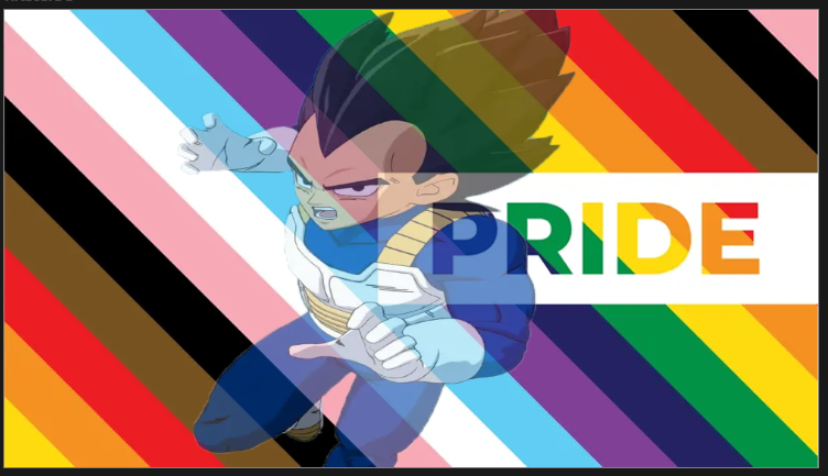 WanderDeDeDe's tweet photo. Happy pride month everybody. Hope everyone can honor their Saiyan pride https://t.co/aBT4Em2jN6
