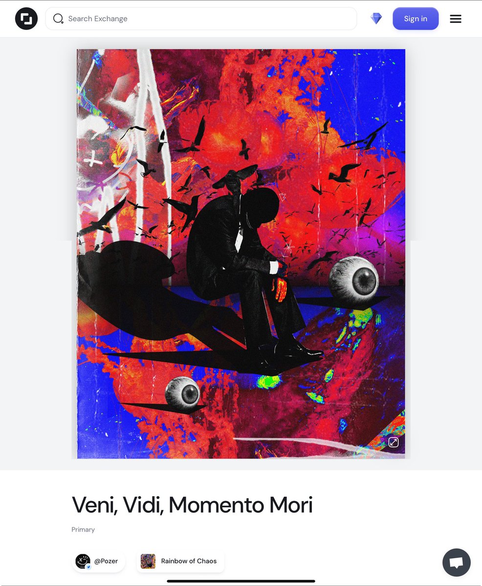 Pozer___'s tweet image. Let us prepare our minds as if we’d come to the very end of life. The most of us are utterly scared to meditate, reflect on and face head on: We are going to die.

Veni, Vidi, Momento Mori on @exchgART 
See you on CODA XVII Exhibition 🖤
@CODA_Exhibition