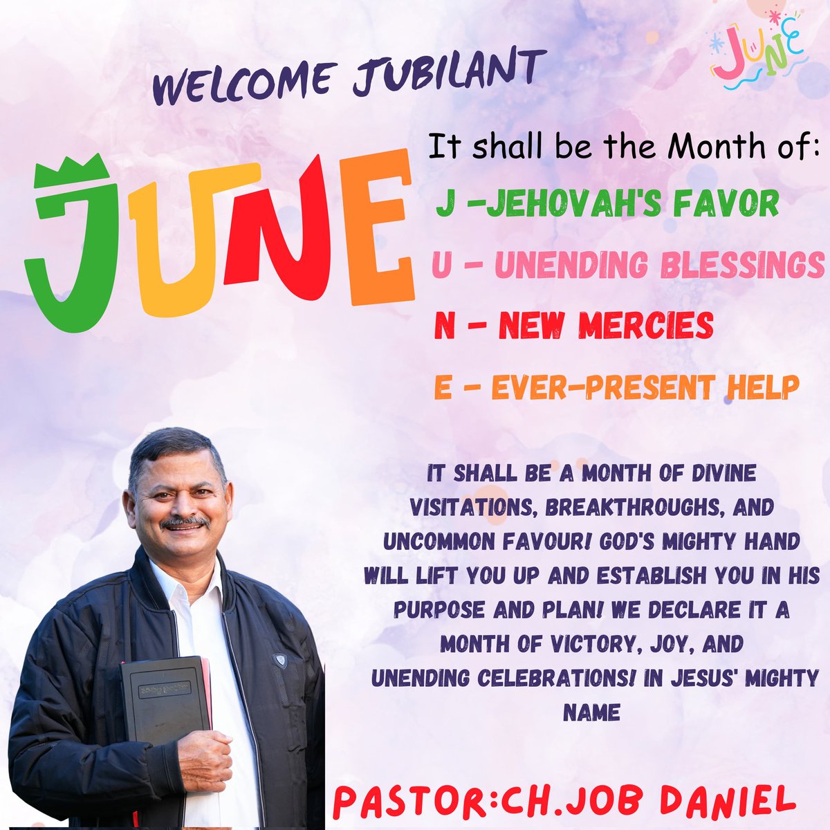 job12daniel's tweet photo. Welcome Jubilant June https://t.co/FxZZgJBl6i