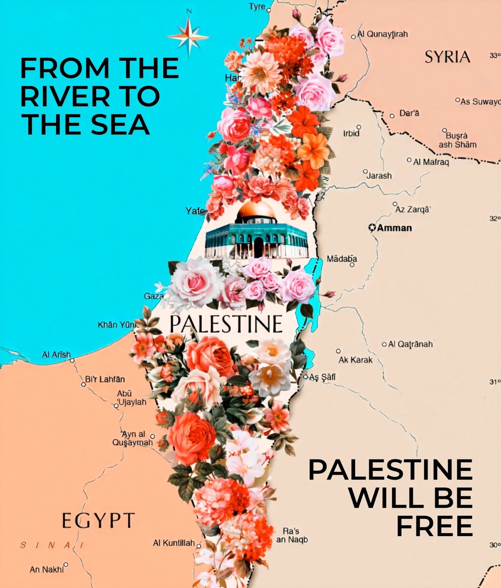 "From the river to the sea Palestine will be free..."

Design by @adigebatur