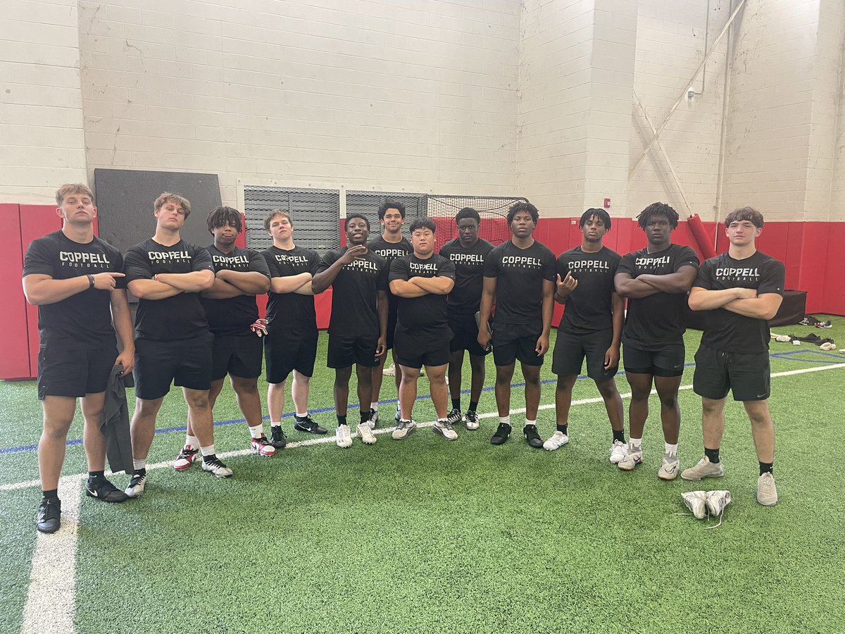 Coppell Football (@coppellfootball) on Twitter photo Proud of our big boys competing in the <a href="/HSUCowboys/">Hardin-Simmons Cowboy Football</a> Lineman challenge! 2nd place and a ticket to the state lineman challenge 🎟️ #CFND Proud of our big boys competing in the <a href="/HSUCowboys/">Hardin-Simmons Cowboy Football</a> Lineman challenge! 2nd place and a ticket to the state lineman challenge 🎟️ #CFND