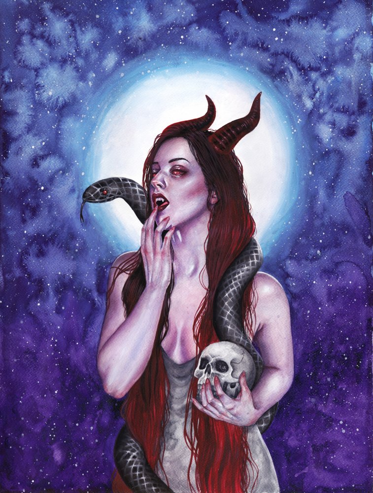 Lilith
watercolor on paper