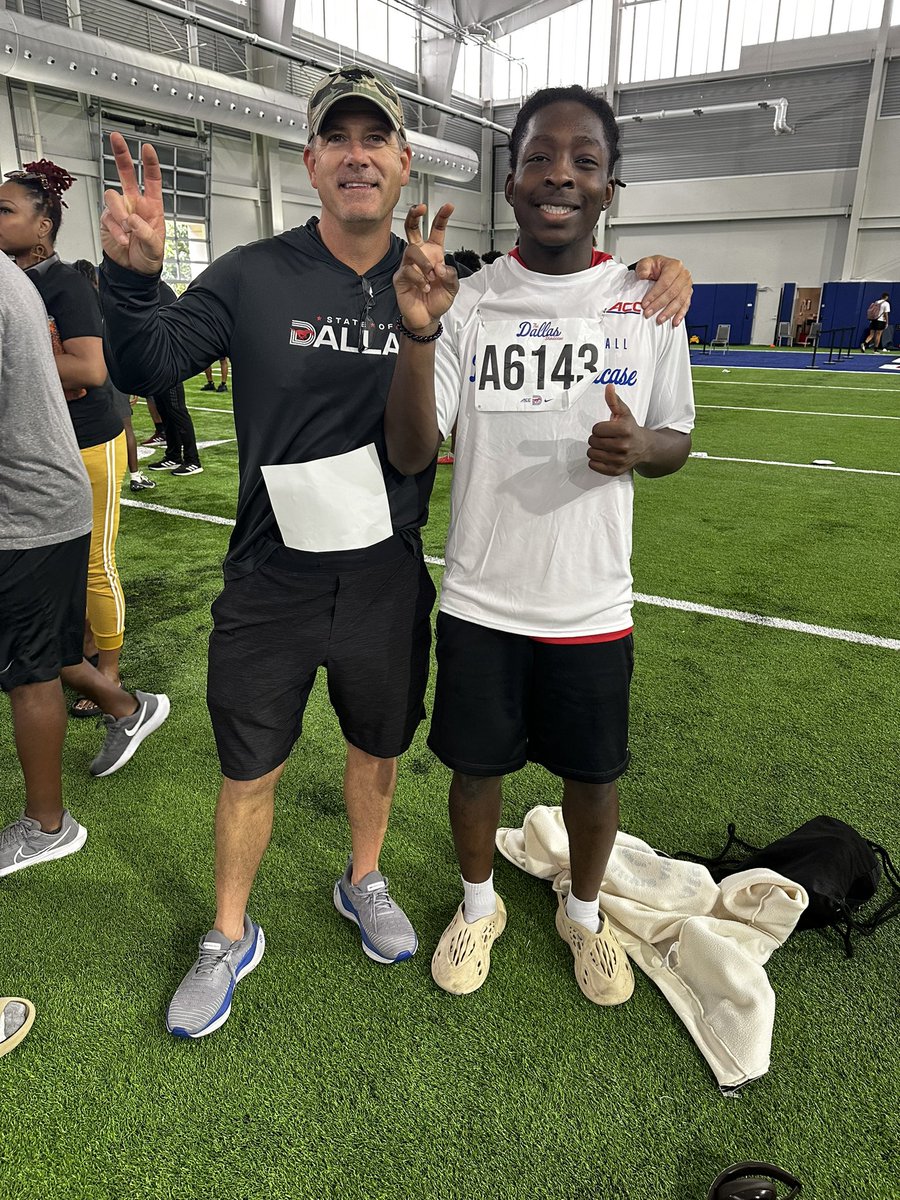 Had a great time yesterday competing at the SMU Mega Camp 🙏🏿@SMUFB @KentLaster @BengalLifestyle @Coach_Jonez