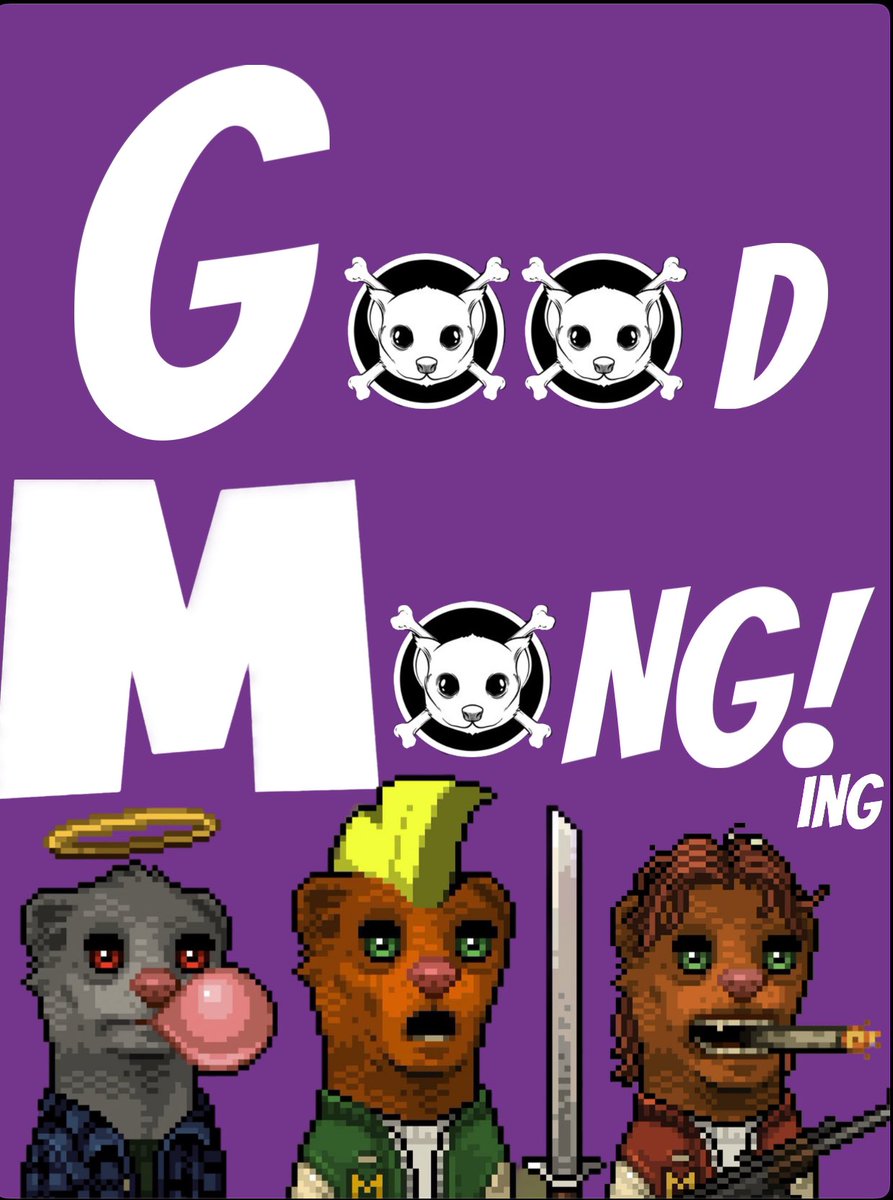 Did U know #GM means —>
Good $MONG ing!?
If U want YOURS featured, drop a #GM along with your favourite below
#MONGARMY 💜
#MONGLIFE
@mong_coin