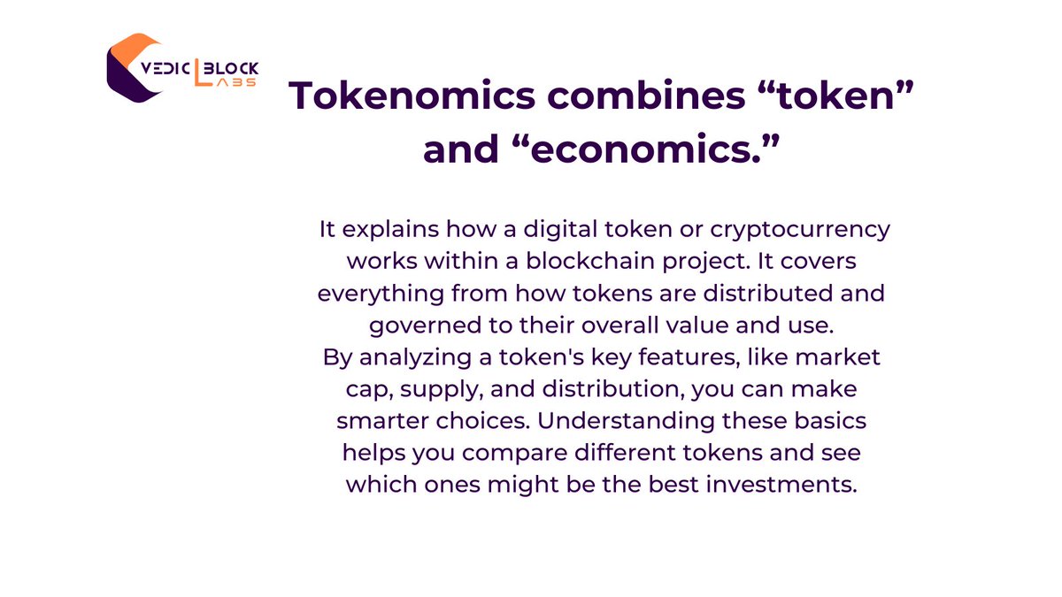 VedicBlock's tweet photo. Tokenomics is all about supply and demand in digital assets, shaping the new economic system of blockchain tech. From Bitcoin to Ethereum, understanding tokenomics is key for investors, developers, and crypto enthusiasts. 🚀

#tokenomics #cryptocurrency #bitcointechnology https://t.co/js1bQYdP6x