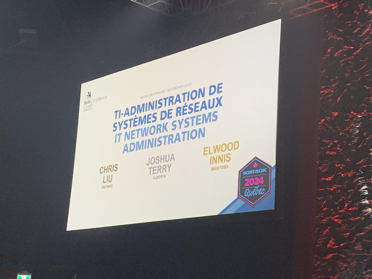 Skills Ontario (@skillsontario) on Twitter photo Chris Liu of <a href="/YRDSB/">York Region DSB</a> wins Bronze in the IT Network Systems Administration (Secondary) Contest! #TeamO #SCNC2024 #OCMT2024 Chris Liu of <a href="/YRDSB/">York Region DSB</a> wins Bronze in the IT Network Systems Administration (Secondary) Contest! #TeamO #SCNC2024 #OCMT2024