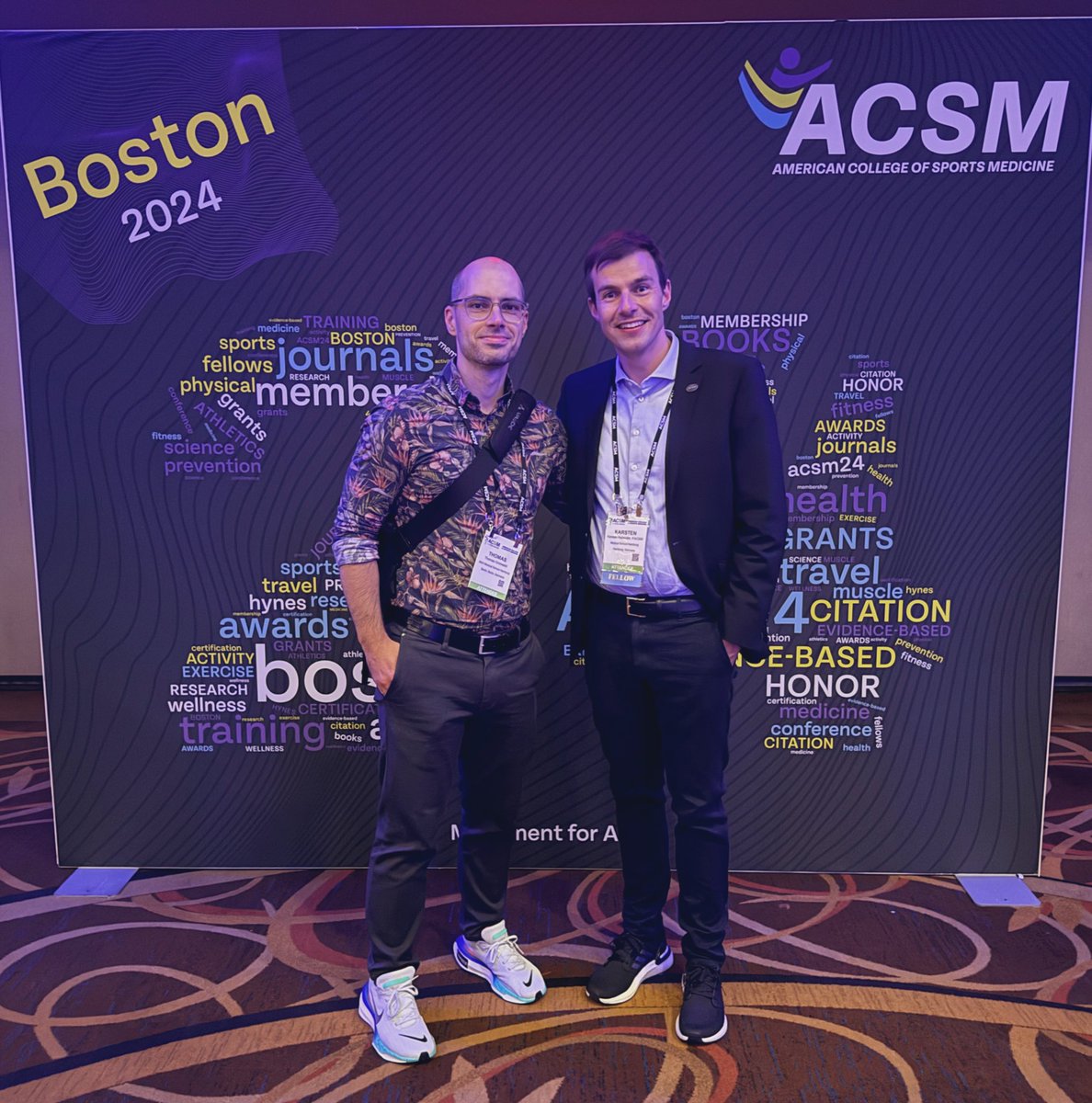 Thomas Gronwald (@g_ron_woods) on Twitter photo Was a great day supporting my friend and colleague <a href="/K_Hollander_/">Karsten Hollander</a> becoming a fellow of <a href="/ACSMNews/">American College of Sports Medicine</a> in Boston. You are a great leader and role model.
#medicalschoolhamburg #shirtpatternadaptedtocarpet #goceltics Was a great day supporting my friend and colleague <a href="/K_Hollander_/">Karsten Hollander</a> becoming a fellow of <a href="/ACSMNews/">American College of Sports Medicine</a> in Boston. You are a great leader and role model.
#medicalschoolhamburg #shirtpatternadaptedtocarpet #goceltics