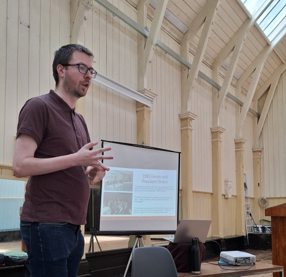 Also attended Dr Robert Collins' talk on Irish America and the history of that relationship and why it still matters. Another very interesting talk which was held in <a href="/TheLPYMA/">The LPYMA</a>