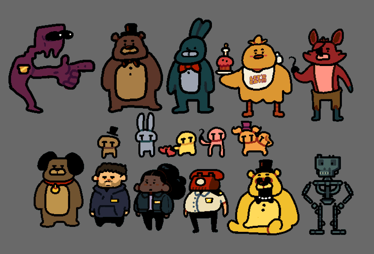 Fnaf doodles :]
#FNAF #fnaffanart