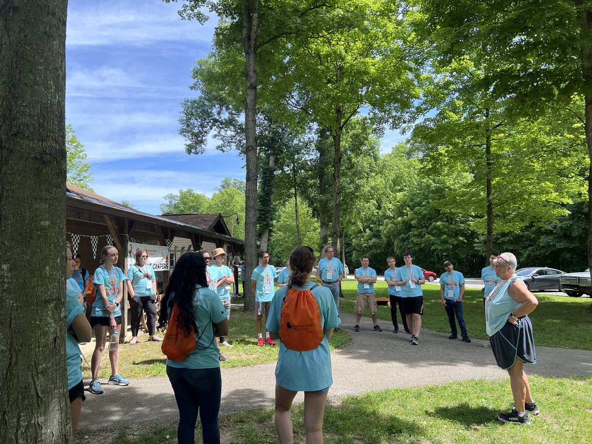 KidneyMDAmy's tweet photo. Kidney Camp 2024 is underway! Gorgeous day for  opening campfire last night &amp; some fun with hands on learning about Pediatric PD with our early career trainee counselors this morning! Ever grateful to @NKFofIndiana &amp; Camp Tecumseh YMCA for enduring support of Camp! https://t.co/QUbV9ePNgp