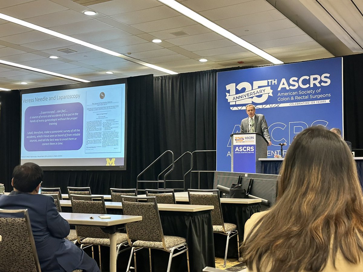 Wow! Love hearing historical context during these sessions. Did everyone know initially the Veress needle use for the abdomen was to help cure hiccups? 🤯 crazy! #ASCRS24 <a href="/ASCRS_1/">ASCRS_1</a> what’s your preference for intraabdominal access?