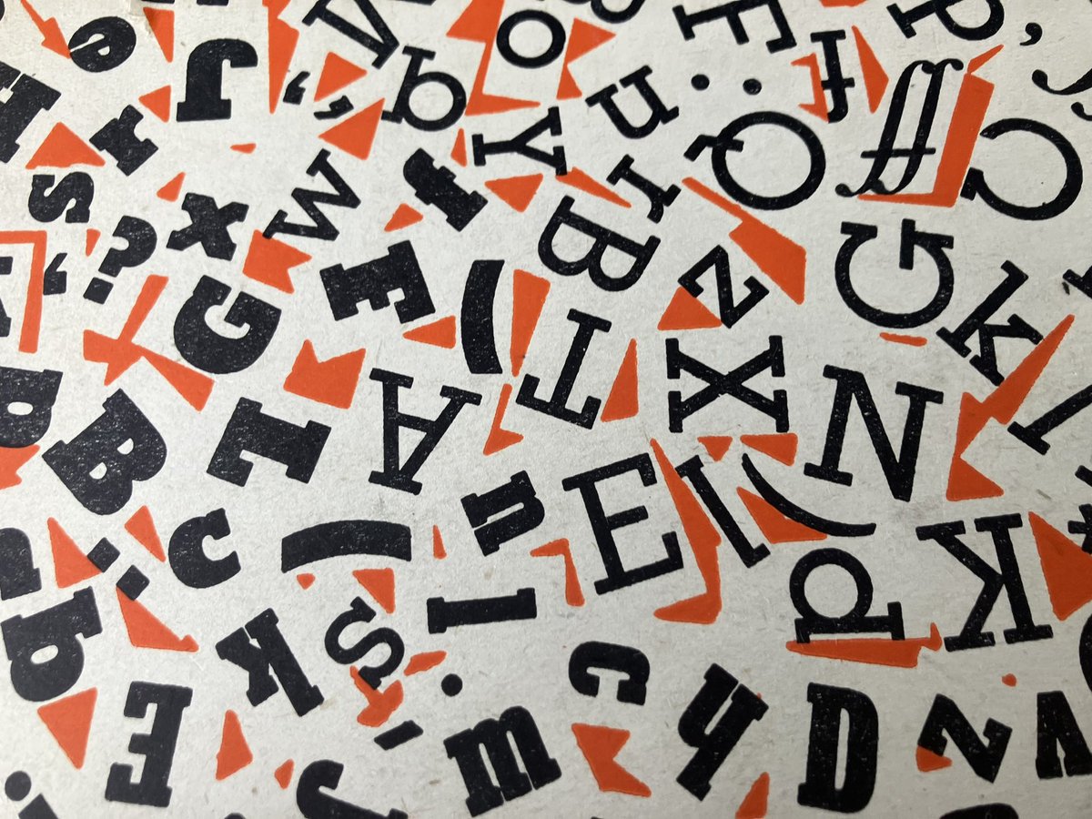 SpectralHeron's tweet photo. Alphabet spaghetti forties stylee #fontlover https://t.co/sZV6ez3hbb