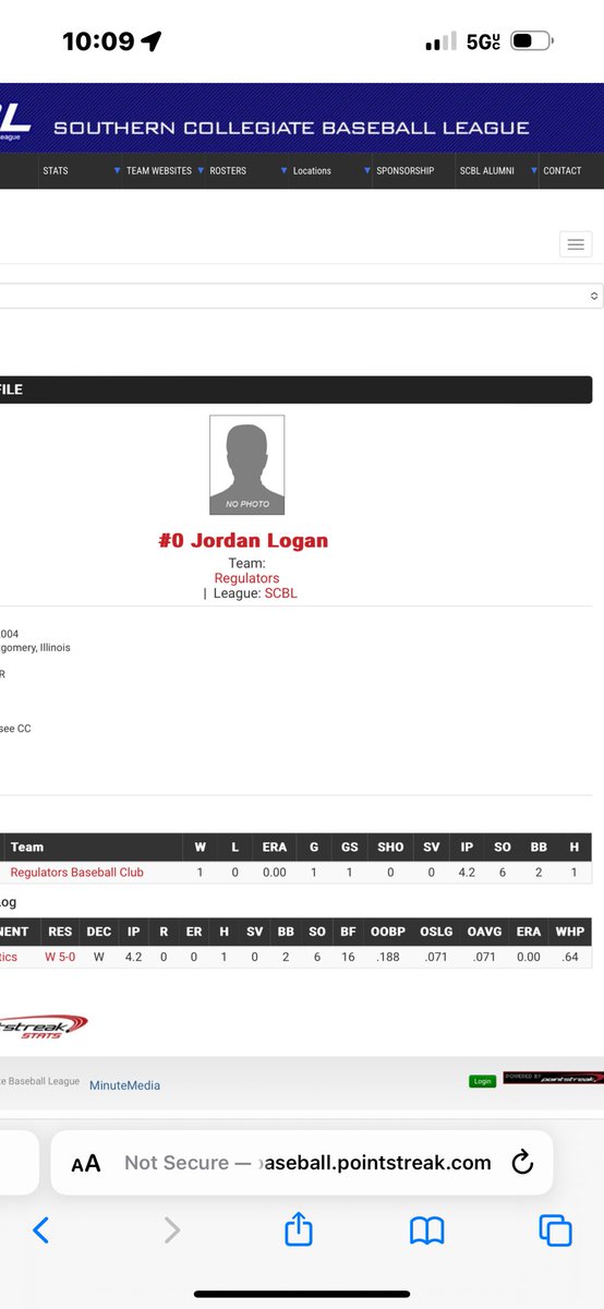 jordanlogan22's tweet photo. TRANSFER PORTAL RHP Rs Freshmen 
First outing of the summer down In Charlotte NC  In the SCBL 
Velo 
FB 86-89
CH 79-82
SL 75-78
CB 72-74
@TheJPoteat @Jordany2424 @FlatgroundApp https://t.co/LVHxp2BZm0