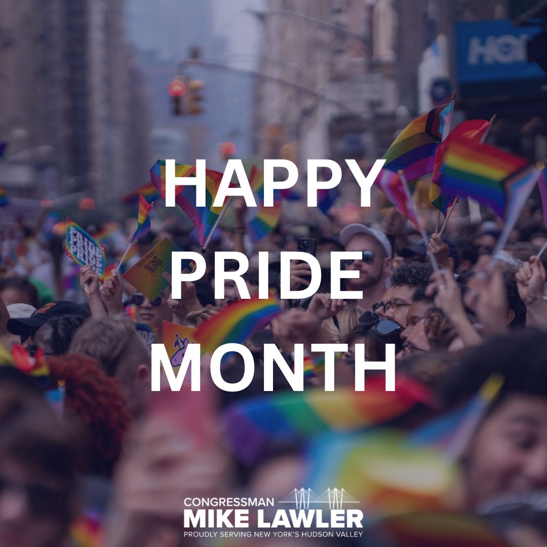 RepMikeLawler's tweet photo. Happy Pride Month! https://t.co/PBDA8567TD