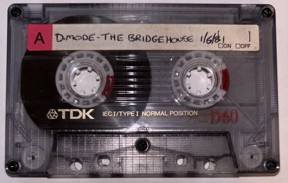 43 years ago today: 1981-06-01 Bridge House, London. An upgrade to the decent audience recording sourced from the below tape is now available to stream and download: dmlive.wiki/wiki/1981-06-0…