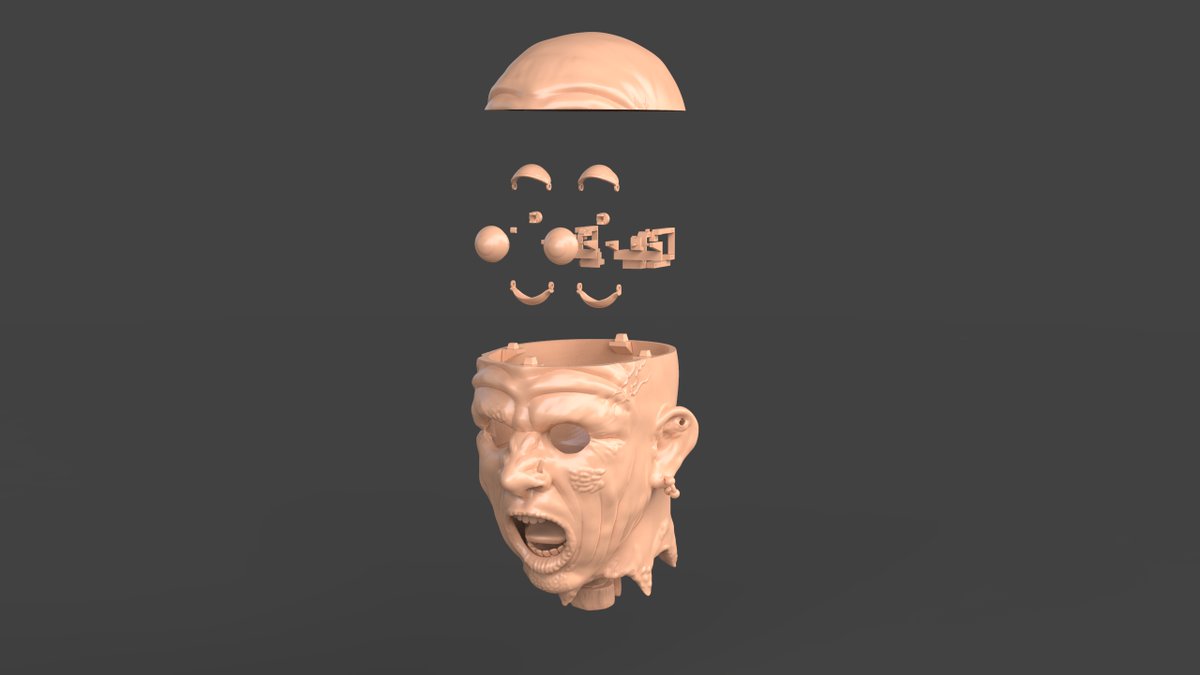 PaburoVIII's tweet photo. #commission work Decapitated Head with mechanism made for #mechatronic and ready for #3dprint made with #ZBrush and #Render with #keyshot
#3d #3dart #noia #realistic #museum #zombie #horror #halloween #atraction #serie #fanart #pro #fantasy #horrormovies #monster #3dartist https://t.co/9TFw2PAdTz
