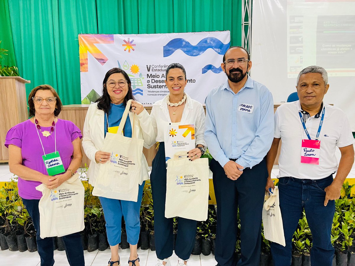 serespiaui's tweet photo. Neste sábado (1º) a secretária, Núbia Lopes, participou da Conferência Intermunicipal de Meio Ambiente, em Parnaíba. 

A Conferência faz parte dos eventos preparatórios para a 5ª Conferência Estadual de Meio Ambiente e Desenvolvimento Sustentável do Piauí. https://t.co/P7UqT2XcJ6