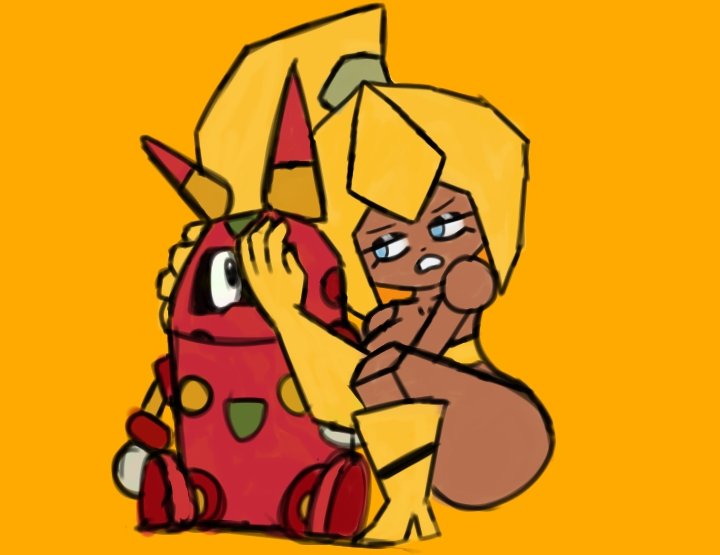 DrawingCat96's tweet photo. I like funny Pokemon rip oof
Btw I blame @/MelodyNosurname for make me a fan of this
#Robopon #Fanart #digitalart #funny https://t.co/kWdgYXmsex