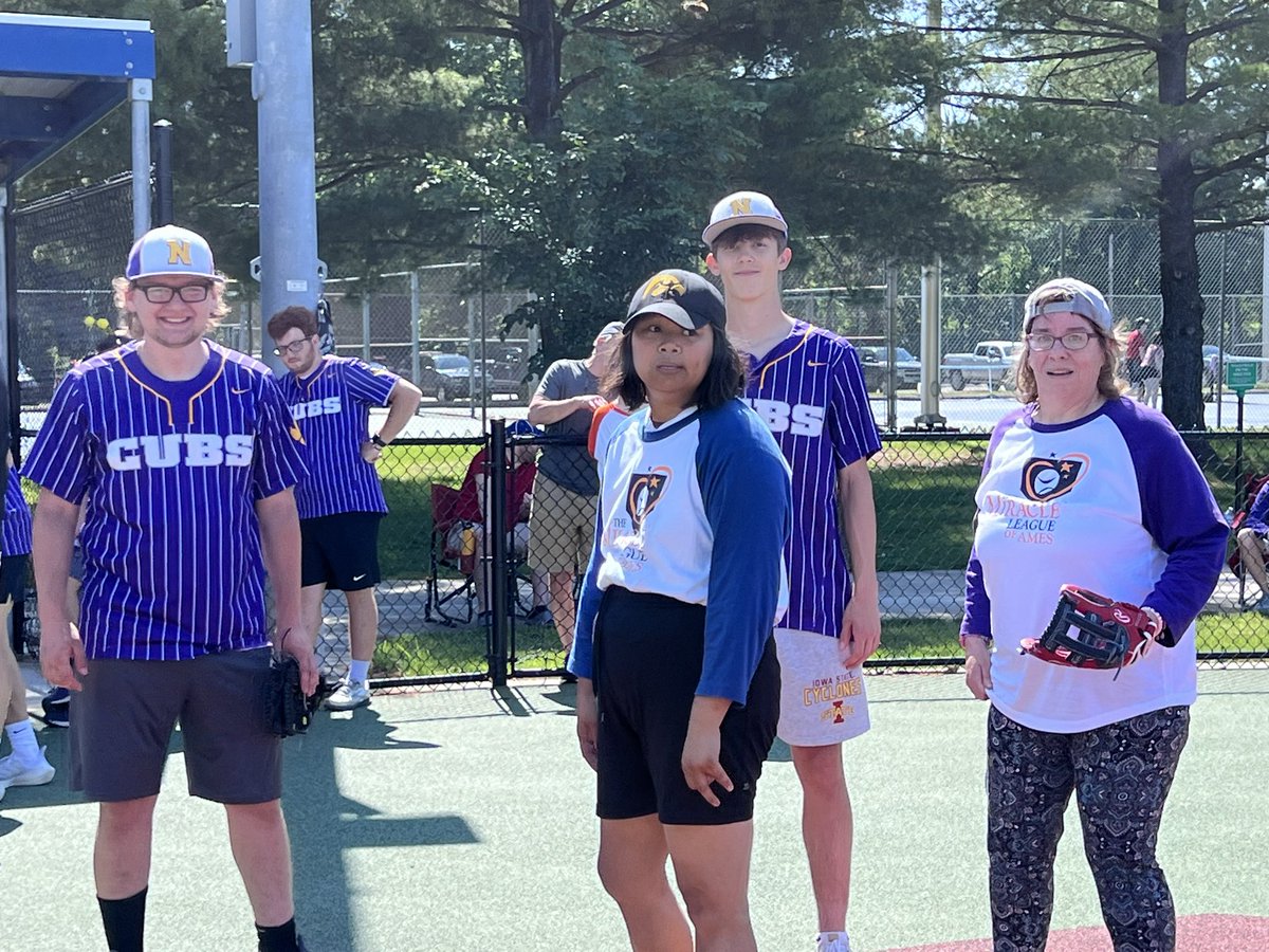 NevCubsBaseball's tweet photo. The Cubs 🐻 baseball squad had an opportunity to play some baseball ⚾️ today with the Story County Miracle League! The team had a lot of fun and made some new friends along the way! @cubsactivities @NevadaCSD https://t.co/tRVEddMY1r