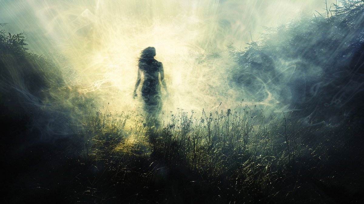 wtrekell's tweet photo. In the twilight of our dreams and the shadows of forgotten realms, figures emerge, wrapped in the mysteries of their own existence.

#wtrekell #midjourney #ai #aiart #digitalart #visions #haunting #shadows #mist #ethereal https://t.co/Rxm8Csbe5m