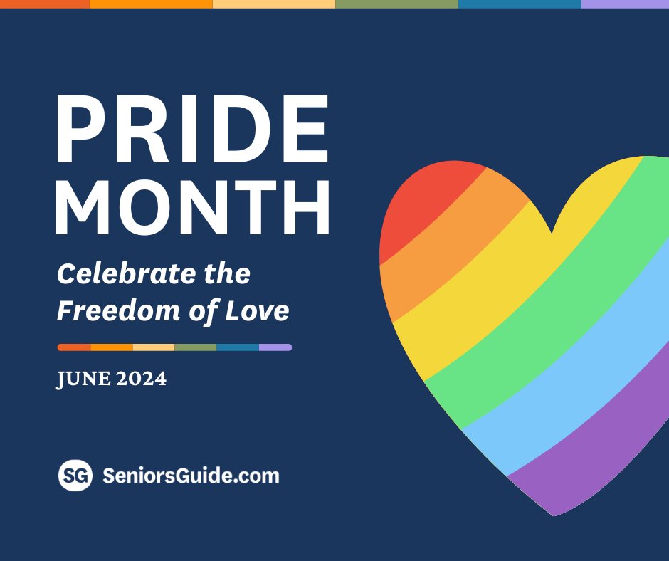 SeniorsGuide's tweet photo. Happy Pride Month from Seniors Guide! 🌈 At Seniors Guide, we celebrate diversity, inclusion, and love in all its forms. Let's stand together with pride and support the LGBTQ+ community. 🏳️‍🌈

#PrideMonth #LoveIsLove #DiversityAndInclusion https://t.co/MmqNsxtjkJ