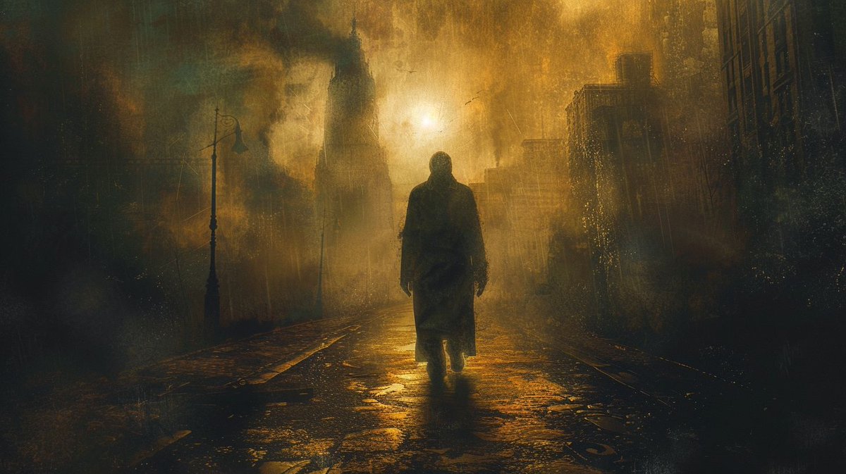 wtrekell's tweet photo. In the twilight of our dreams and the shadows of forgotten realms, figures emerge, wrapped in the mysteries of their own existence.

#wtrekell #midjourney #ai #aiart #digitalart #visions #haunting #shadows #mist #ethereal https://t.co/Rxm8Csbe5m