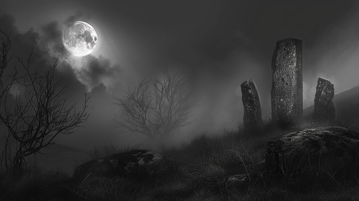 wtrekell's tweet photo. In the twilight of our dreams and the shadows of forgotten realms, figures emerge, wrapped in the mysteries of their own existence.

#wtrekell #midjourney #ai #aiart #digitalart #visions #haunting #shadows #mist #ethereal https://t.co/Rxm8Csbe5m