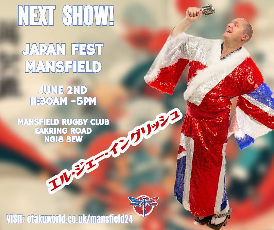ljigirisu's tweet photo. Next Show!
#japanfestmansfield
#ljenglish
#mansfield
#otakuworld
#kimono
#dragonfly https://t.co/jLsorb1HQd