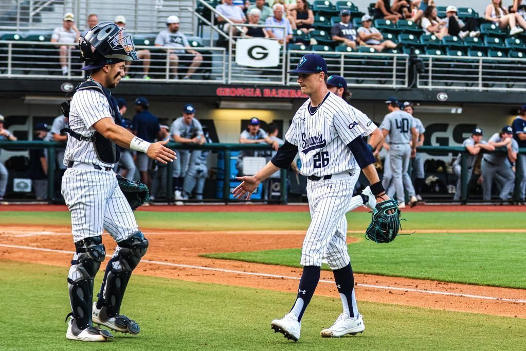 .<a href="/RJSales7/">RJ Sales</a> has been nothing but consistent this year for <a href="/UNCWBaseball/">UNCW Baseball</a>, and the righty delivered again in Friday's win over Georgia Tech 💪 

7.1 IP
3 H
0 R
4 BB
6 K

🔗 buff.ly/4c3cqQ0