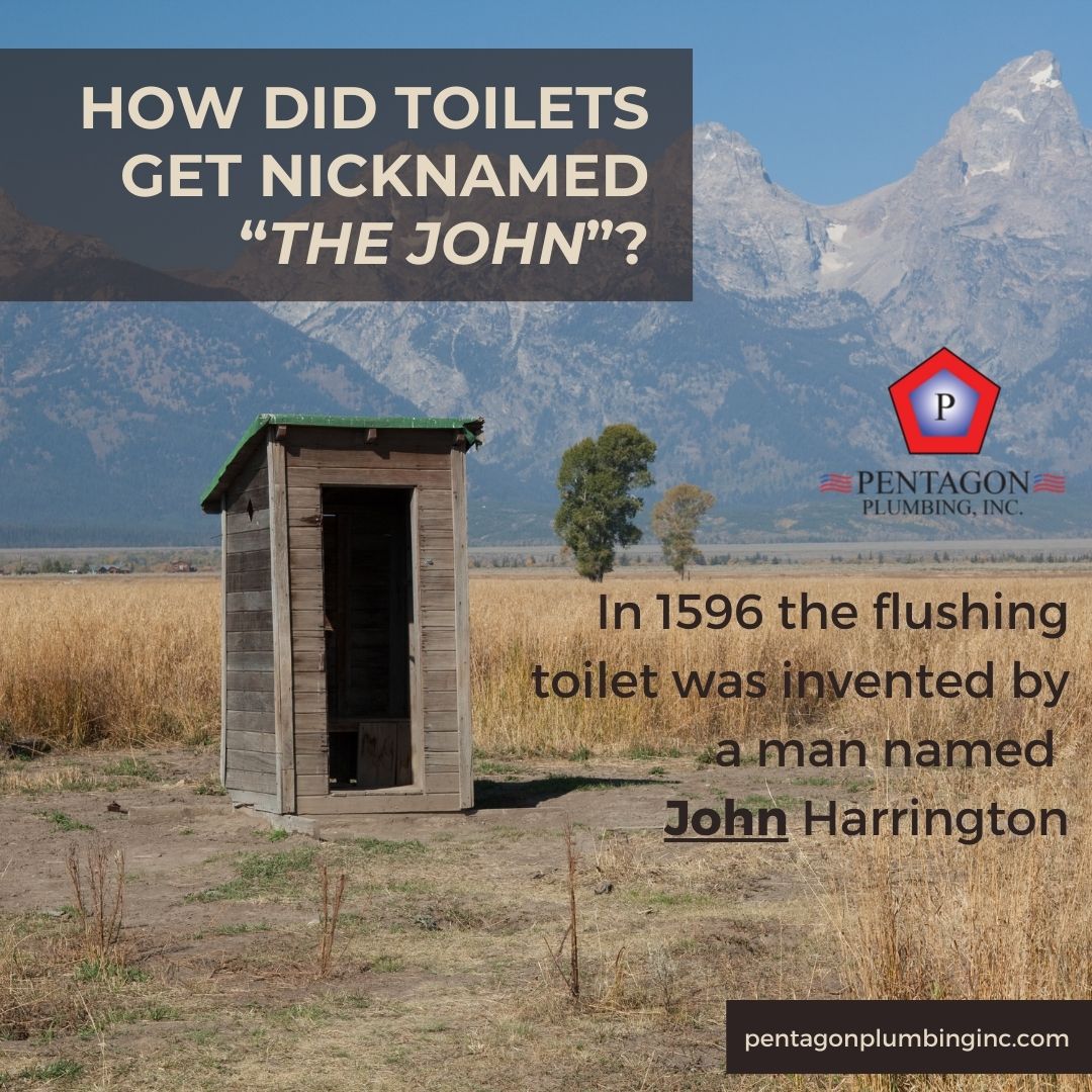 PentagonPlumbNV's tweet image. DID YOU KNOW??
A man by the name of John Harrington invented the first flushing toilet in 1596. It was nicknamed "the John" after it's inventor.
#PlumbingFacts #PentagonPlumbing #DidYouKnow #FunFacts
1l.ink/LPTTGZV
