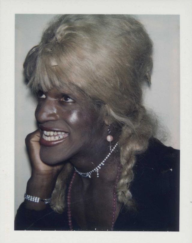 me0wtism's tweet photo. polaroids of marsha p. johnson taken by andy warhol, 1974 https://t.co/p2PcH7xyZ6