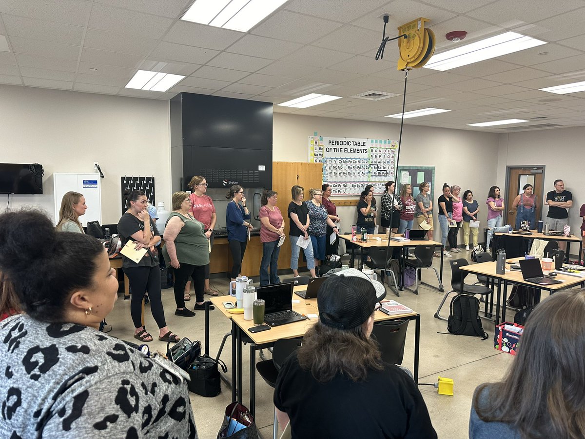 JLoLISDScience's tweet image. So inspired by our Leander ISD MS Science teachers! Two powerful learning days diving into their first @OpenSciEd units with @ActivateScience. Phenomena-driven, 3D teaching and learning!  #1LISD #3DScience #unleashcuriosity